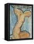 Cariatide-Amedeo Modigliani-Framed Stretched Canvas