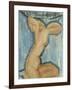 Cariatide-Amedeo Modigliani-Framed Giclee Print