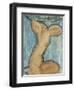 Cariatide-Amedeo Modigliani-Framed Giclee Print