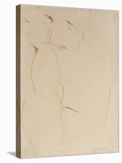 Cariatide-Amedeo Modigliani-Stretched Canvas