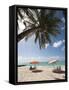 Carib Beach Barbados, Caribbean-Michael DeFreitas-Framed Stretched Canvas