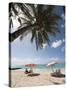 Carib Beach Barbados, Caribbean-Michael DeFreitas-Stretched Canvas