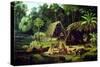 Carib Village, British Guyana, 1836-W.S. Hedges-Stretched Canvas