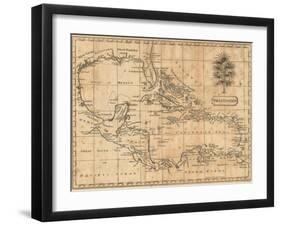 Caribbean, 1806-Andrew Arrowsmith-Framed Art Print