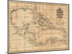 Caribbean, 1806-Andrew Arrowsmith-Mounted Art Print