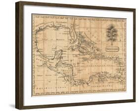 Caribbean, 1806-Andrew Arrowsmith-Framed Art Print