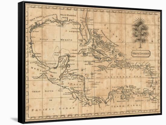 Caribbean, 1806-Andrew Arrowsmith-Framed Stretched Canvas