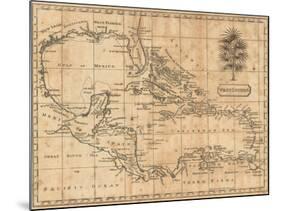 Caribbean, 1806-Andrew Arrowsmith-Mounted Art Print