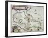 Caribbean and Central America: from the Atlas "Toonneel Des Aer Drycx", Vol II, Published, 1650-Joan Blaeu-Framed Giclee Print