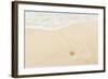 Caribbean, Anguilla. Starfish Sitting on Beach as Tide Comes In-Alida Latham-Framed Photographic Print