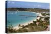 Caribbean, Anguilla. View of Boats in Harbor-Alida Latham-Stretched Canvas