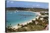 Caribbean, Anguilla. View of Boats in Harbor-Alida Latham-Stretched Canvas