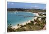 Caribbean, Anguilla. View of Boats in Harbor-Alida Latham-Framed Photographic Print