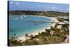 Caribbean, Anguilla. View of Boats in Harbor-Alida Latham-Stretched Canvas