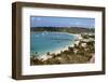 Caribbean, Anguilla. View of Boats in Harbor-Alida Latham-Framed Photographic Print