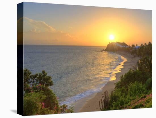 Caribbean, Antigua and Barbuda, Curtain Bluff Beach-Michele Falzone-Stretched Canvas