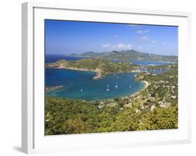 Caribbean, Antigua and Barbuda, English Harbour from Shirley's Heights-Michele Falzone-Framed Photographic Print