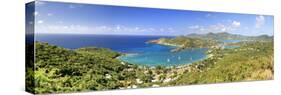 Caribbean, Antigua and Barbuda, English Harbour from Shirley's Heights-Michele Falzone-Stretched Canvas