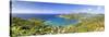 Caribbean, Antigua and Barbuda, English Harbour from Shirley's Heights-Michele Falzone-Stretched Canvas