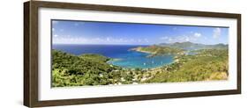 Caribbean, Antigua and Barbuda, English Harbour from Shirley's Heights-Michele Falzone-Framed Photographic Print