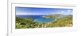 Caribbean, Antigua and Barbuda, English Harbour from Shirley's Heights-Michele Falzone-Framed Photographic Print