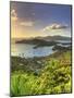 Caribbean, Antigua and Barbuda, English Harbour from Shirley's Heights-Michele Falzone-Mounted Photographic Print