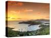 Caribbean, Antigua and Barbuda, English Harbour from Shirley's Heights-Michele Falzone-Stretched Canvas