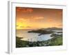 Caribbean, Antigua and Barbuda, English Harbour from Shirley's Heights-Michele Falzone-Framed Photographic Print