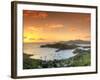 Caribbean, Antigua and Barbuda, English Harbour from Shirley's Heights-Michele Falzone-Framed Photographic Print