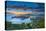 Caribbean, Antigua, English Harbour from Shirley Heights, Sunset-Alan Copson-Stretched Canvas