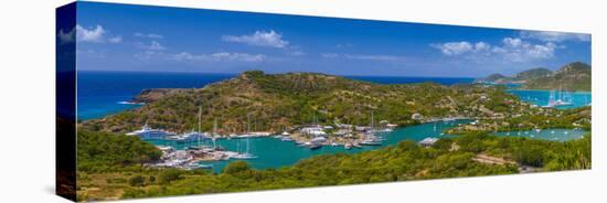 Caribbean, Antigua, English Harbour from Shirley Heights-Alan Copson-Stretched Canvas