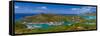 Caribbean, Antigua, English Harbour from Shirley Heights-Alan Copson-Framed Stretched Canvas