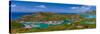 Caribbean, Antigua, English Harbour from Shirley Heights-Alan Copson-Stretched Canvas