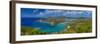 Caribbean, Antigua, English Harbour from Shirley Heights-Alan Copson-Framed Photographic Print