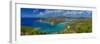 Caribbean, Antigua, English Harbour from Shirley Heights-Alan Copson-Framed Photographic Print