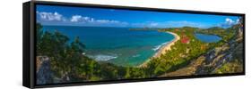 Caribbean, Antigua, Galley Bay, Galley Bay Beach-Alan Copson-Framed Stretched Canvas