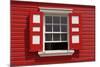 Caribbean, Antigua, St. John'S, Heritage Quay, Traditional Shutters-Alan Copson-Mounted Photographic Print