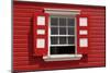 Caribbean, Antigua, St. John'S, Heritage Quay, Traditional Shutters-Alan Copson-Mounted Photographic Print