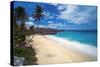 Caribbean, Barbados, Bottom Bay, Bottom Bay Beach-Alan Copson-Stretched Canvas