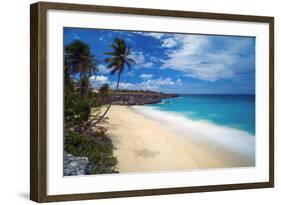 Caribbean, Barbados, Bottom Bay, Bottom Bay Beach-Alan Copson-Framed Photographic Print