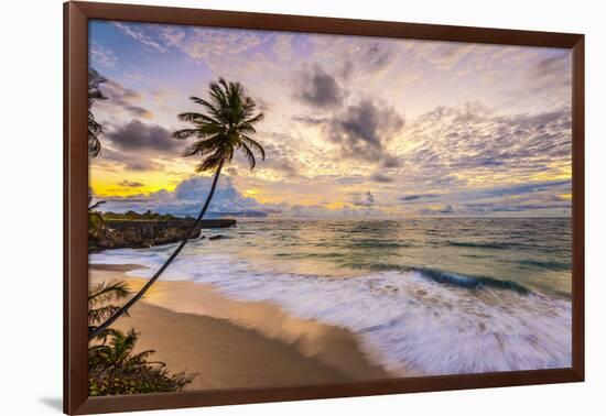 Caribbean, Barbados, Bottom Bay, Bottom Bay Beach-Alan Copson-Framed Photographic Print