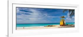 Caribbean, Barbados, Oistins, Miami Beach or Enterprise Beach, Lifeguard Lookout-Alan Copson-Framed Photographic Print