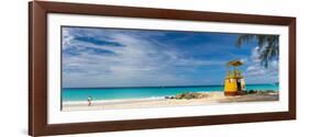 Caribbean, Barbados, Oistins, Miami Beach or Enterprise Beach, Lifeguard Lookout-Alan Copson-Framed Photographic Print