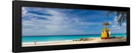 Caribbean, Barbados, Oistins, Miami Beach or Enterprise Beach, Lifeguard Lookout-Alan Copson-Framed Photographic Print