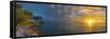 Caribbean, Barbados, Speightstown at Sunset-Alan Copson-Framed Stretched Canvas