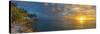 Caribbean, Barbados, Speightstown at Sunset-Alan Copson-Stretched Canvas