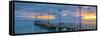 Caribbean, Barbados, Speightstown at Sunset-Alan Copson-Framed Stretched Canvas