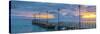 Caribbean, Barbados, Speightstown at Sunset-Alan Copson-Stretched Canvas