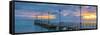 Caribbean, Barbados, Speightstown at Sunset-Alan Copson-Framed Stretched Canvas