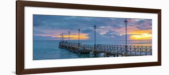 Caribbean, Barbados, Speightstown at Sunset-Alan Copson-Framed Photographic Print